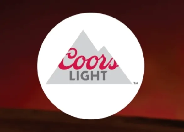 Coors light beer logo