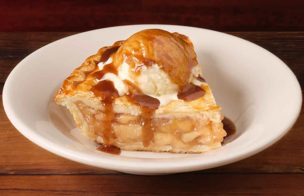 Granny's apple classic dessert in a plate
