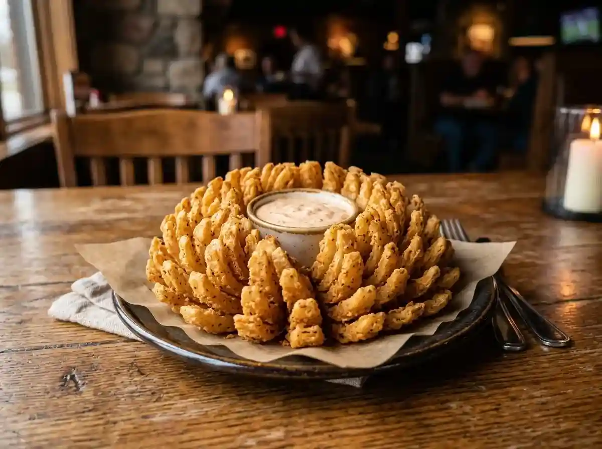 Cactus Blossom 1 Golden-fried Texas Roadhouse Cactus Blossom onion served with cajun horseradish sauce