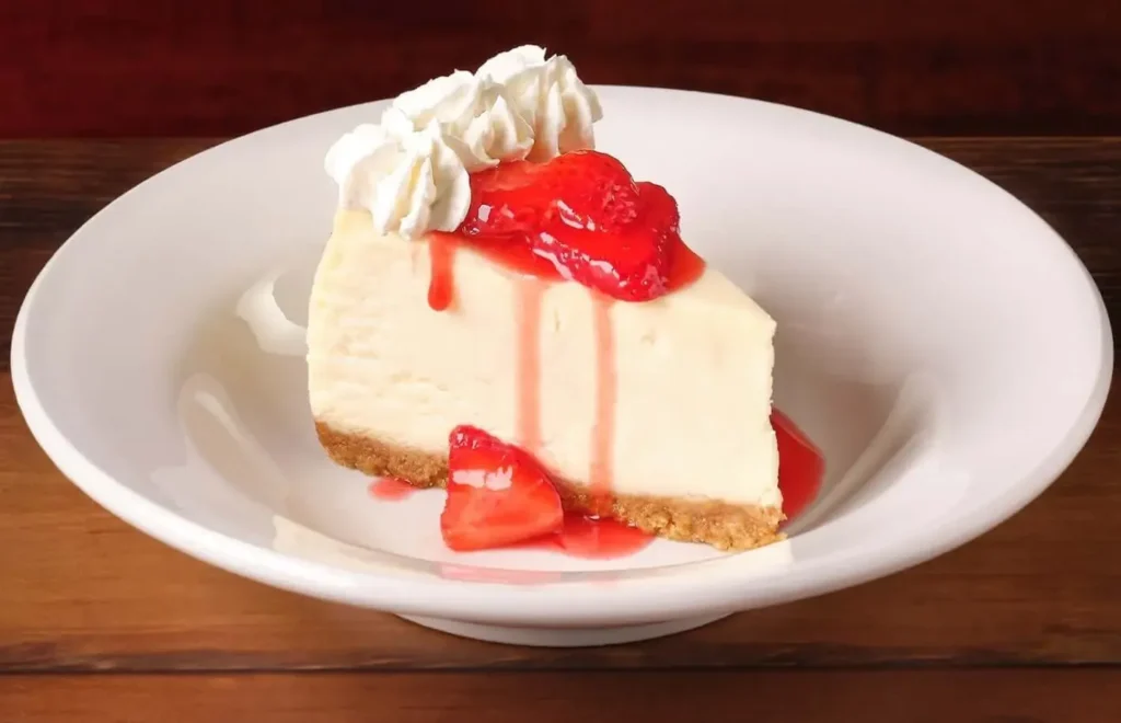 Dessert menu 10 Strawberry Cheesecake 2