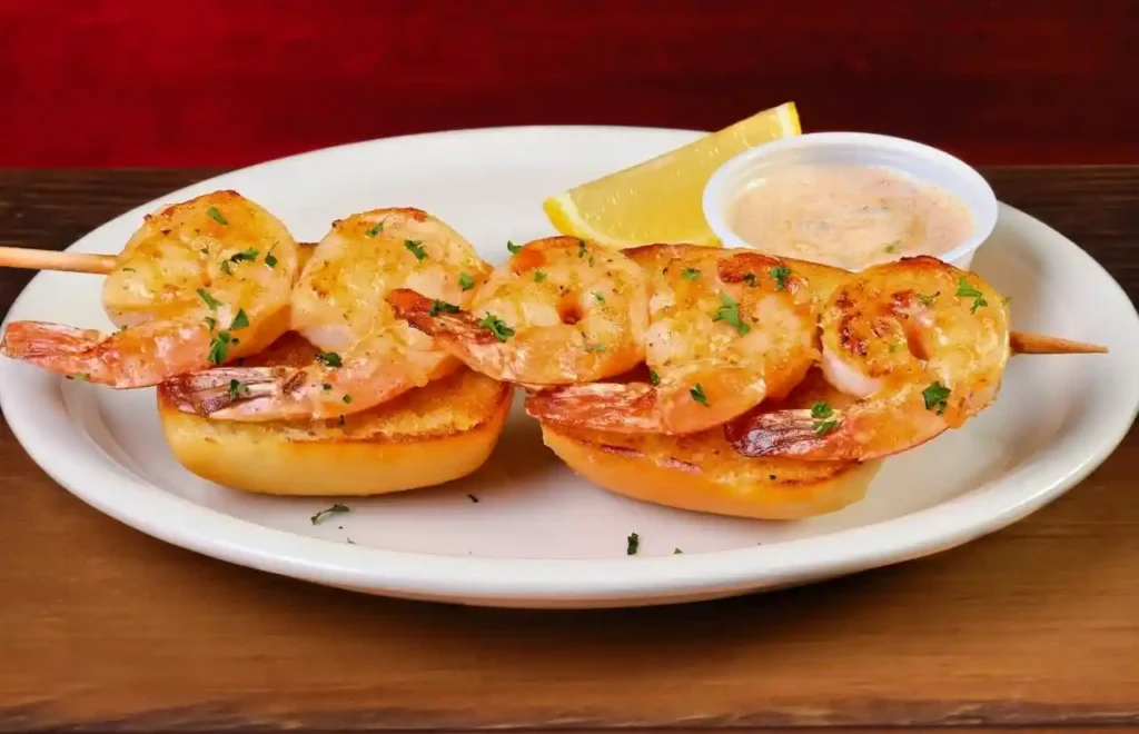 Appetizers menu 6 Grilled Shrimp Appetizer