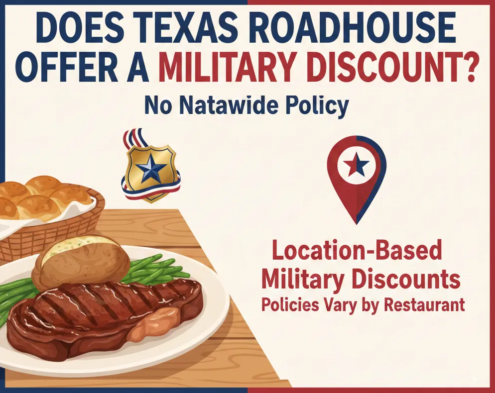 Texas Roadhouse Military discount 3 Does Texas Roadhouse offer a military discount