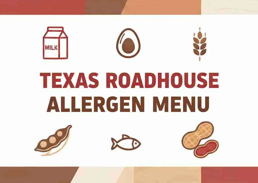 Allergens Menu 1 Texas Roadhouse allergen menu display image with food allergen icons